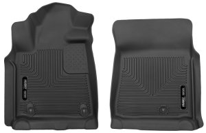 Toyota Tundra Floor Mats - Front - Husky Liners - X-act Contour - Black - `07-`11
